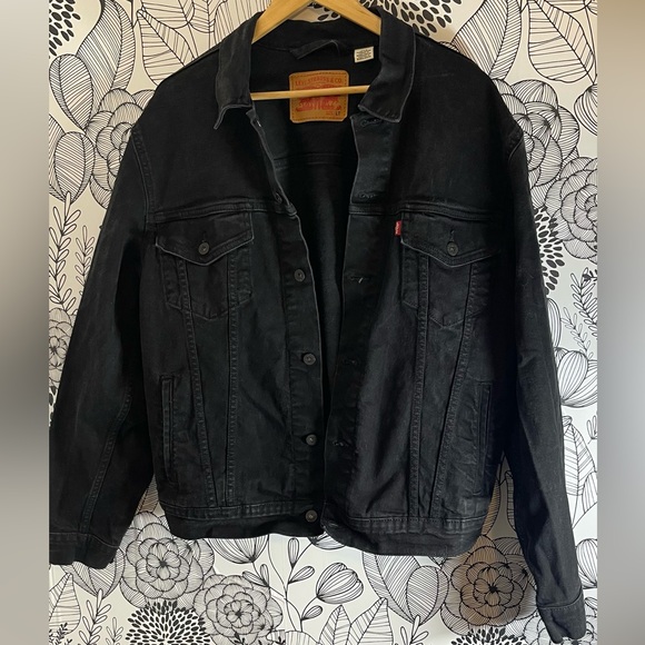 Levi's Men's Jet Black Jacket - Picture 4 of 6